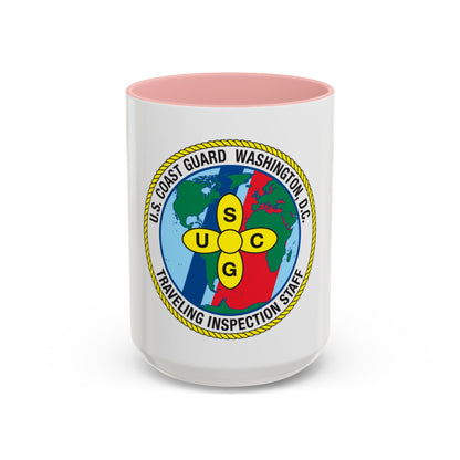 USCG Washington DC Traveling Inspection Staff (U.S. Coast Guard) Accent Coffee Mug