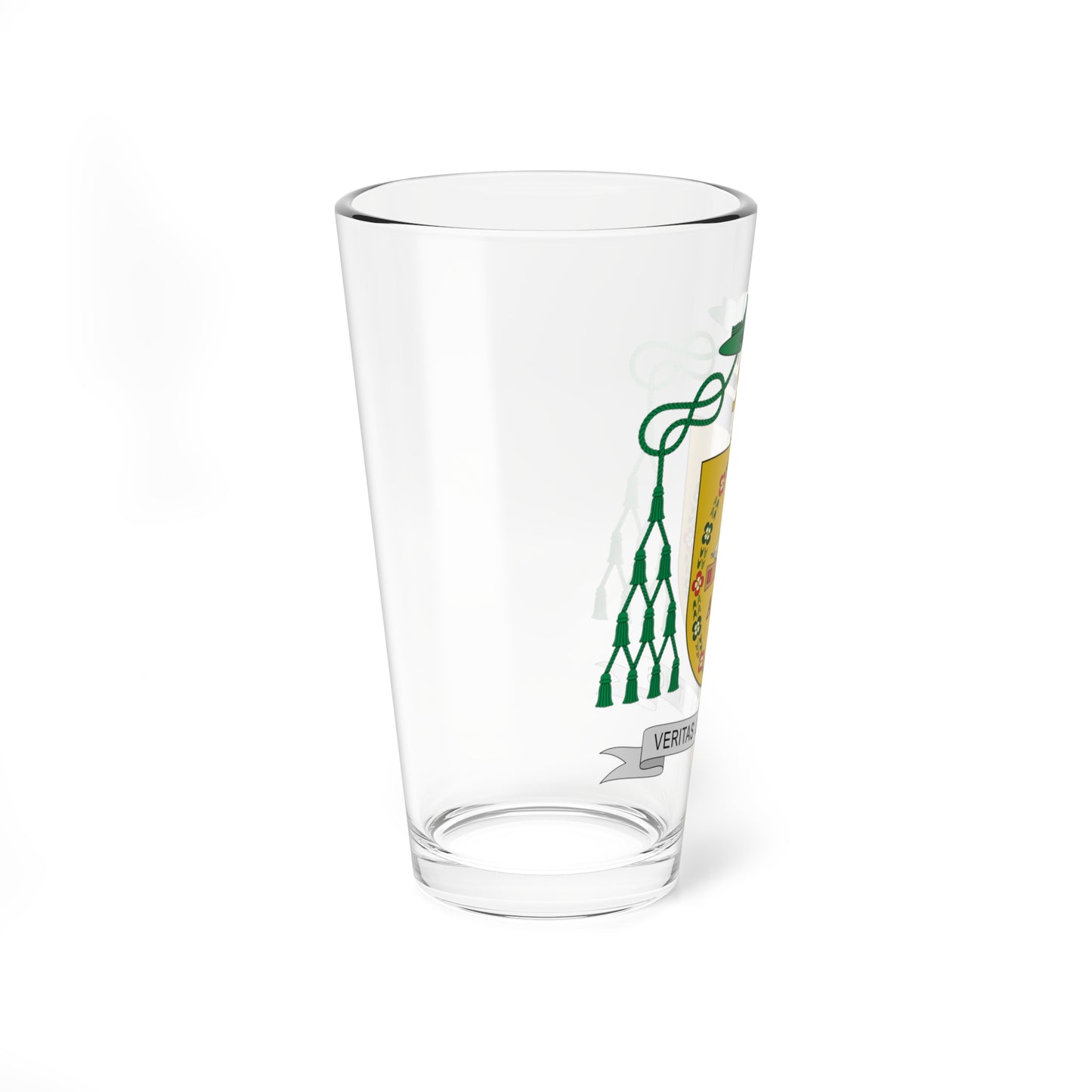 Escudo de Francisco Javier Martínez Fernández (Spain) (Coat of Arms) Pint Glass 16oz