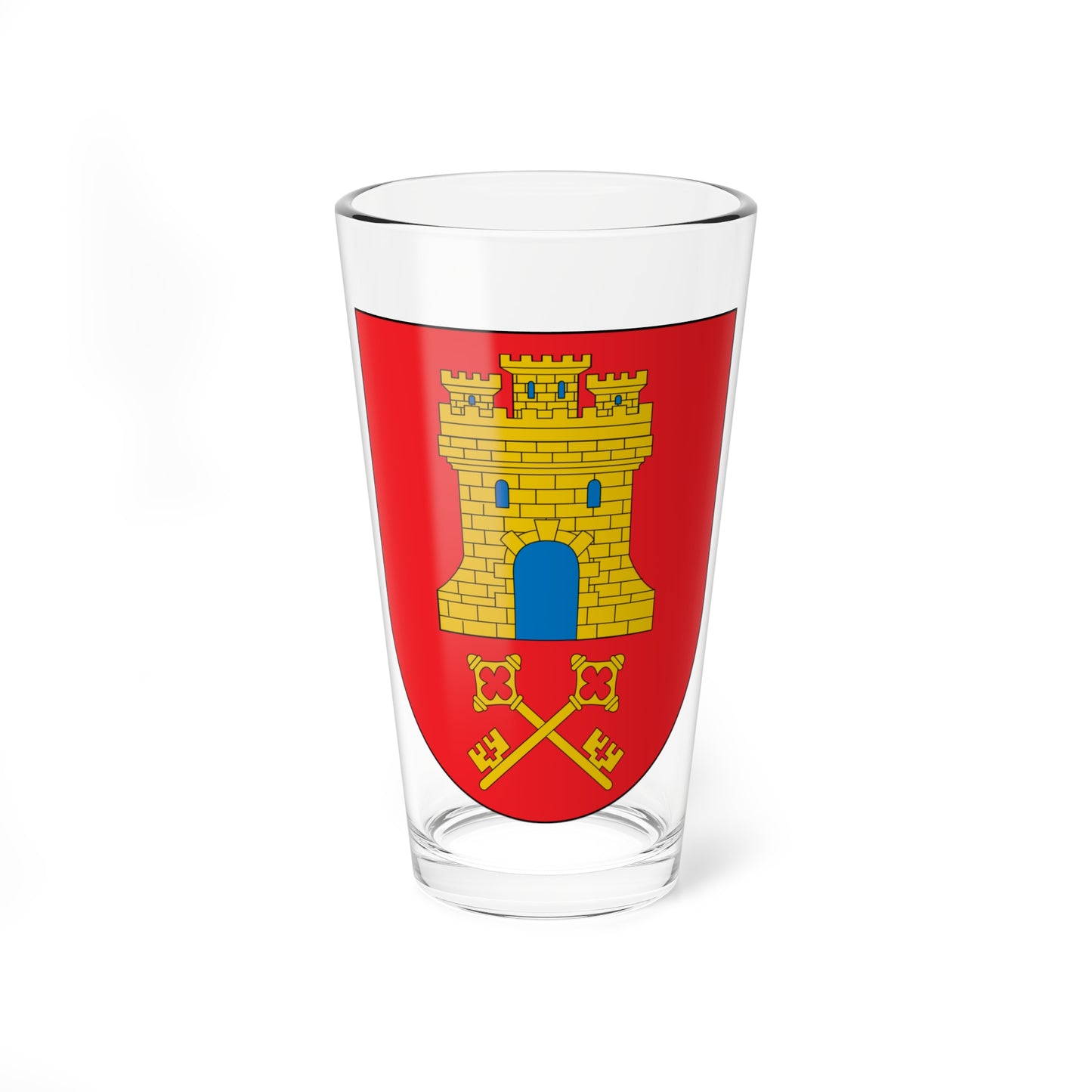 Escudo de Aibar (Spain) (Coat of Arms) Pint Glass 16oz
