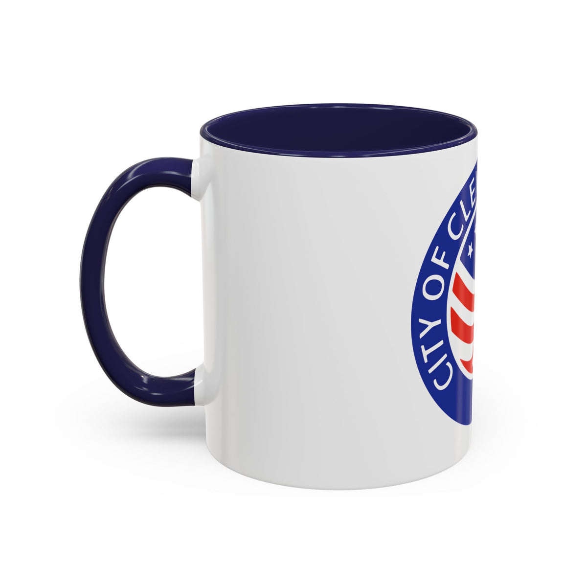 Seal of Cleveland Ohio - Accent Coffee Mug