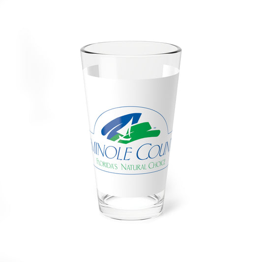 Flag of Seminole County Florida (United States) Pint Glass 16oz