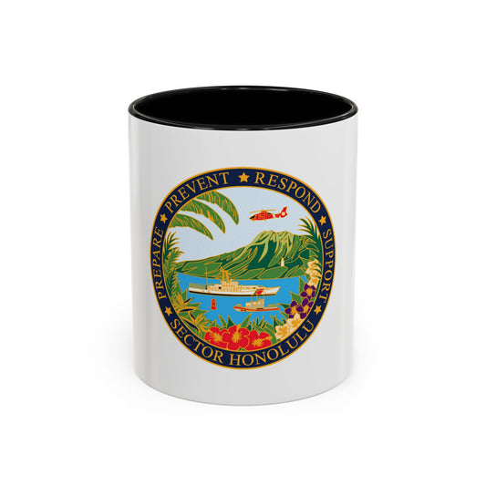 USCG Sector Honolulu (U.S. Coast Guard) Accent Coffee Mug