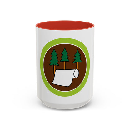 Pulp and Paper (Boy Scout Merit Badge) Accent Coffee Mug