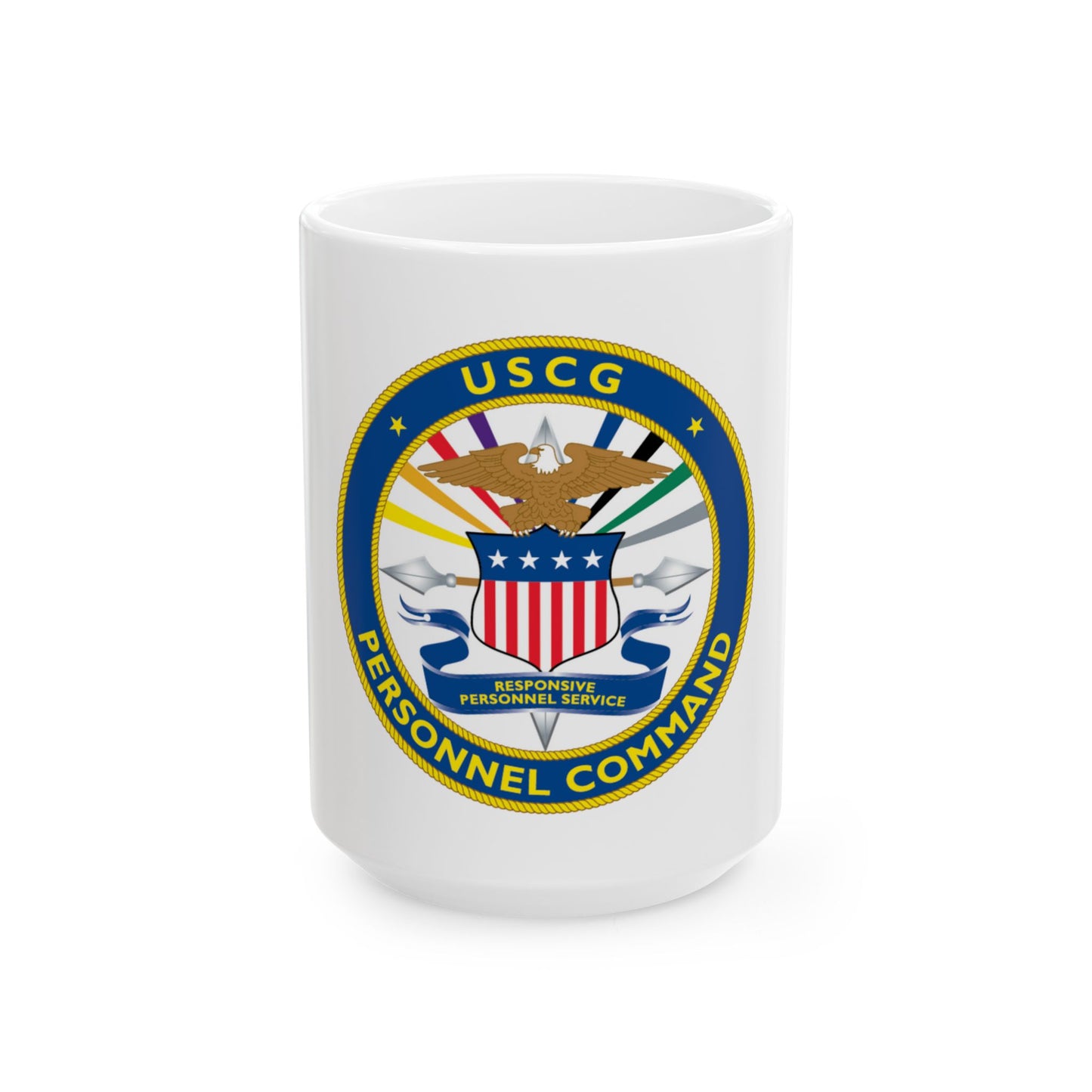 USCG Personnel Command (U.S. Coast Guard) White Coffee Mug