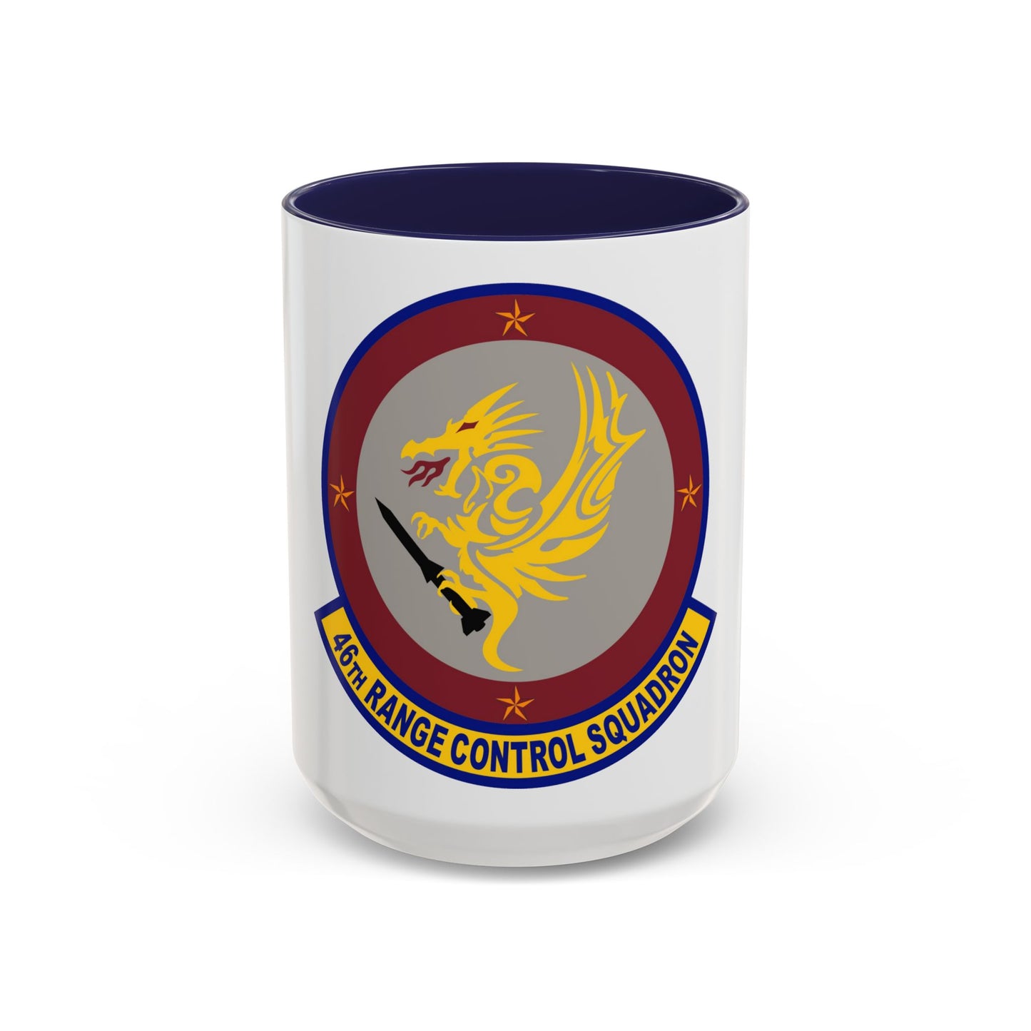 46 Range Control Squadron AFMC (U.S. Air Force) Accent Coffee Mug