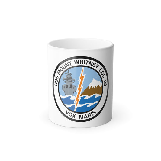 USS Mount Whitney LCC 20 Vox Maris (U.S. Navy) Color Changing Mug 11oz