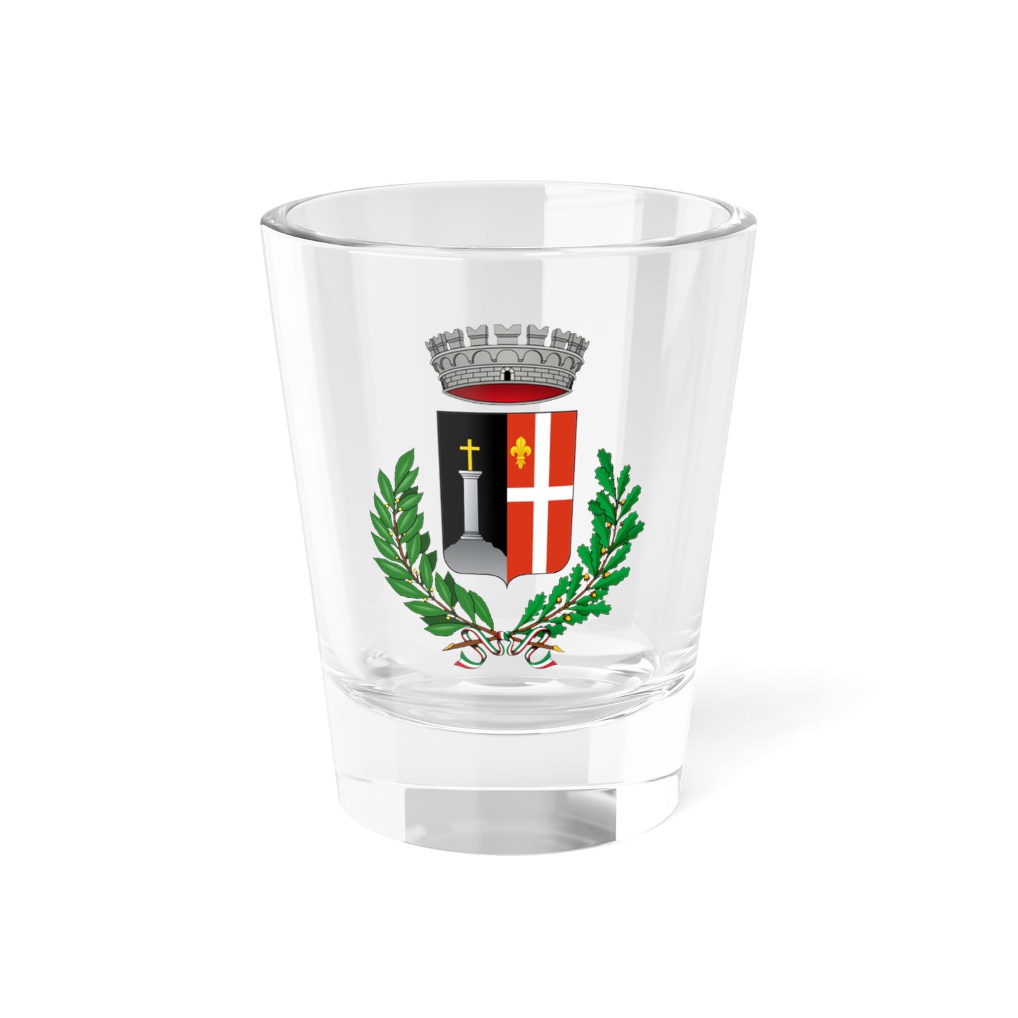 La Thuile Italia-Stemma (Italy) (Coat of Arms) Shot Glass 1.5oz