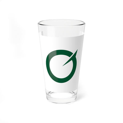 Flag of Iwashiro Fukushima 1971-2005 (Japan) Pint Glass 16oz