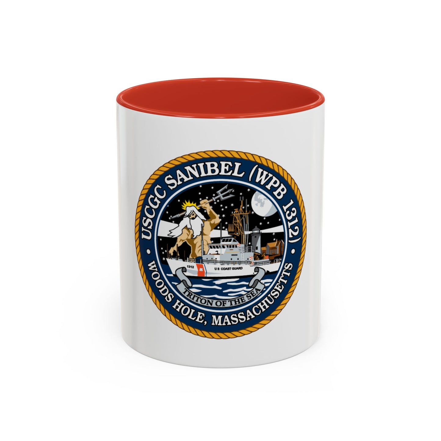 USCGC Sanibel WPB   1312 (U.S. Coast Guard) Accent Coffee Mug