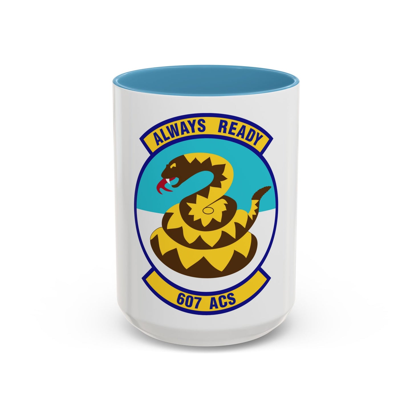 607th Air Control Squadron (U.S. Air Force) Accent Coffee Mug