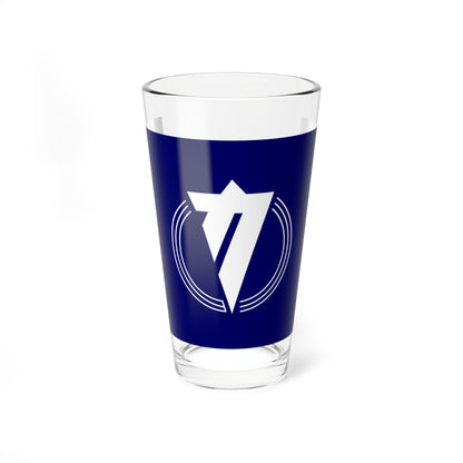 Flag of Kamiyama Tokushima (Japan) Pint Glass 16oz