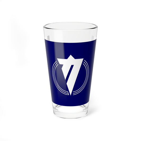Flag of Kamiyama Tokushima (Japan) Pint Glass 16oz