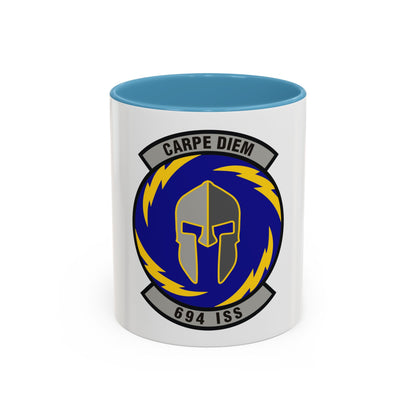 694th Intelligence Support Squadron (U.S. Air Force) Accent Coffee Mug