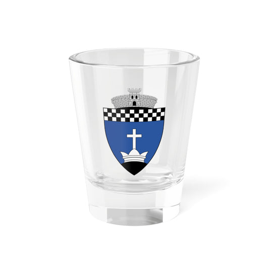 Coa Romania Town Balta Doamnei (Oman) (Coat of Arms) Shot Glass 1.5oz