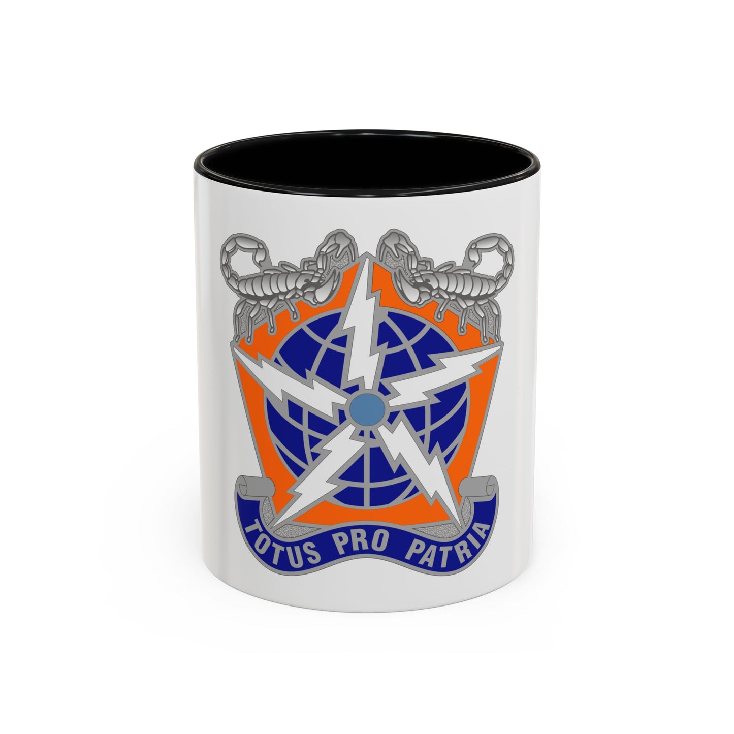 505 Signal Brigade 3 (U.S. Army) Accent Coffee Mug