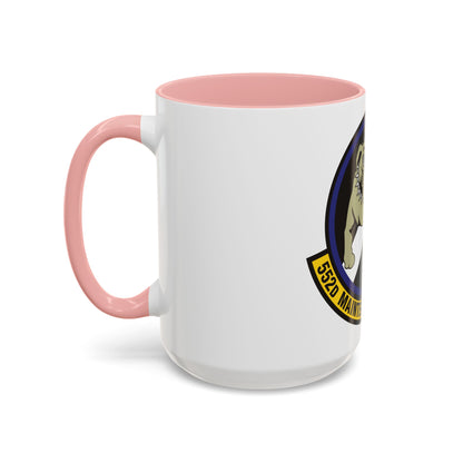 552 Maintenance Squadron ACC (U.S. Air Force) Accent Coffee Mug