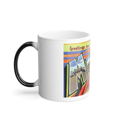 Greetings from Marfa Texas (Greeting Postcards) Color Changing Mug 11oz