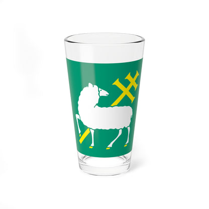 Flag of Jarfalla (Sweden) Pint Glass 16oz