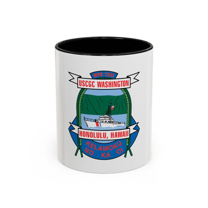 USCGC Washington WPB 1331 Honolulu Hawaii (U.S. Coast Guard) Accent Coffee Mug