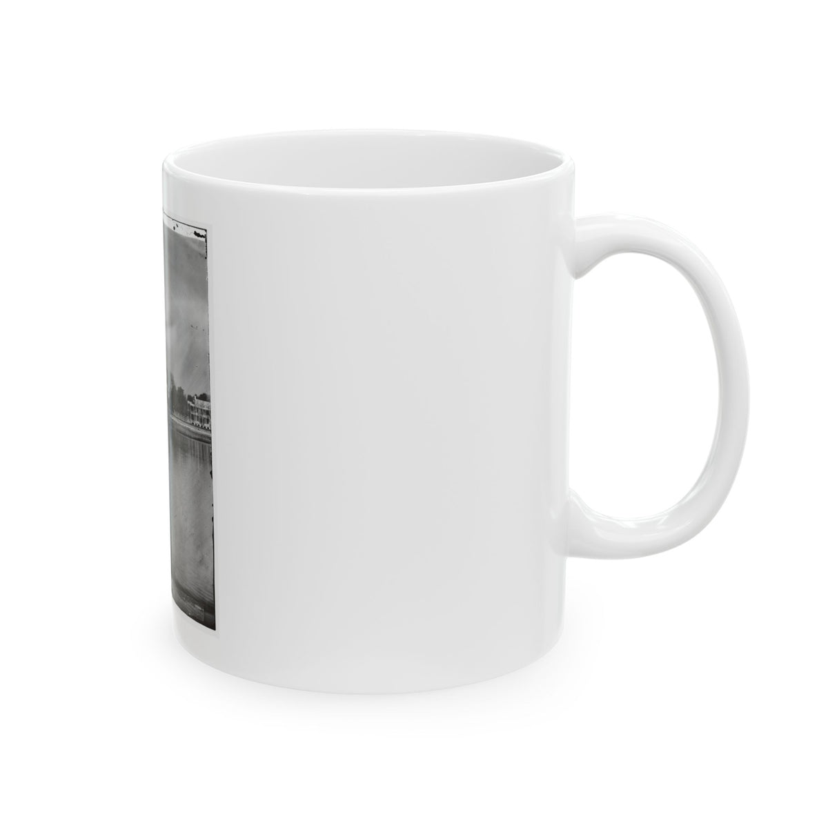 Beaufort, South Carolina. View Of Beaufort From The Waterfront. Fuller's House (U.S. Civil War) White Coffee Mug