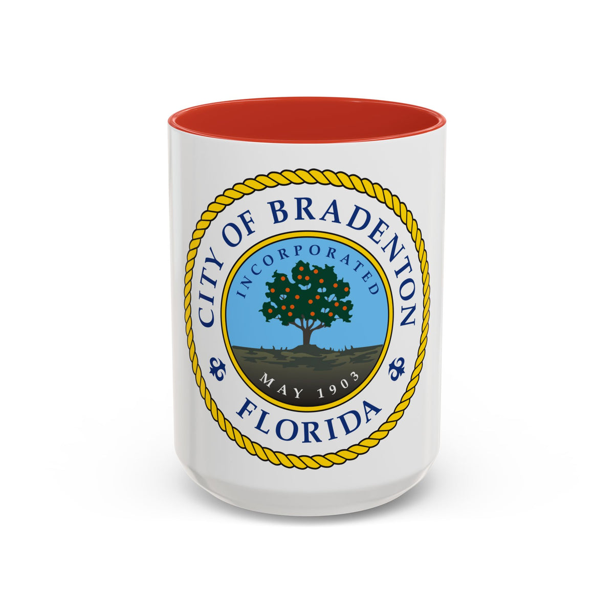 Seal of Bradenton Florida - Accent Coffee Mug
