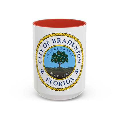 Seal of Bradenton Florida - Accent Coffee Mug