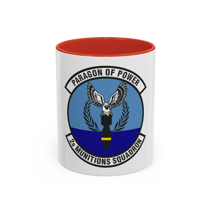 2d Munitions Squadron (U.S. Air Force) Accent Coffee Mug