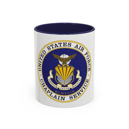 Air Force Chaplain Service (U.S. Air Force) Accent Coffee Mug