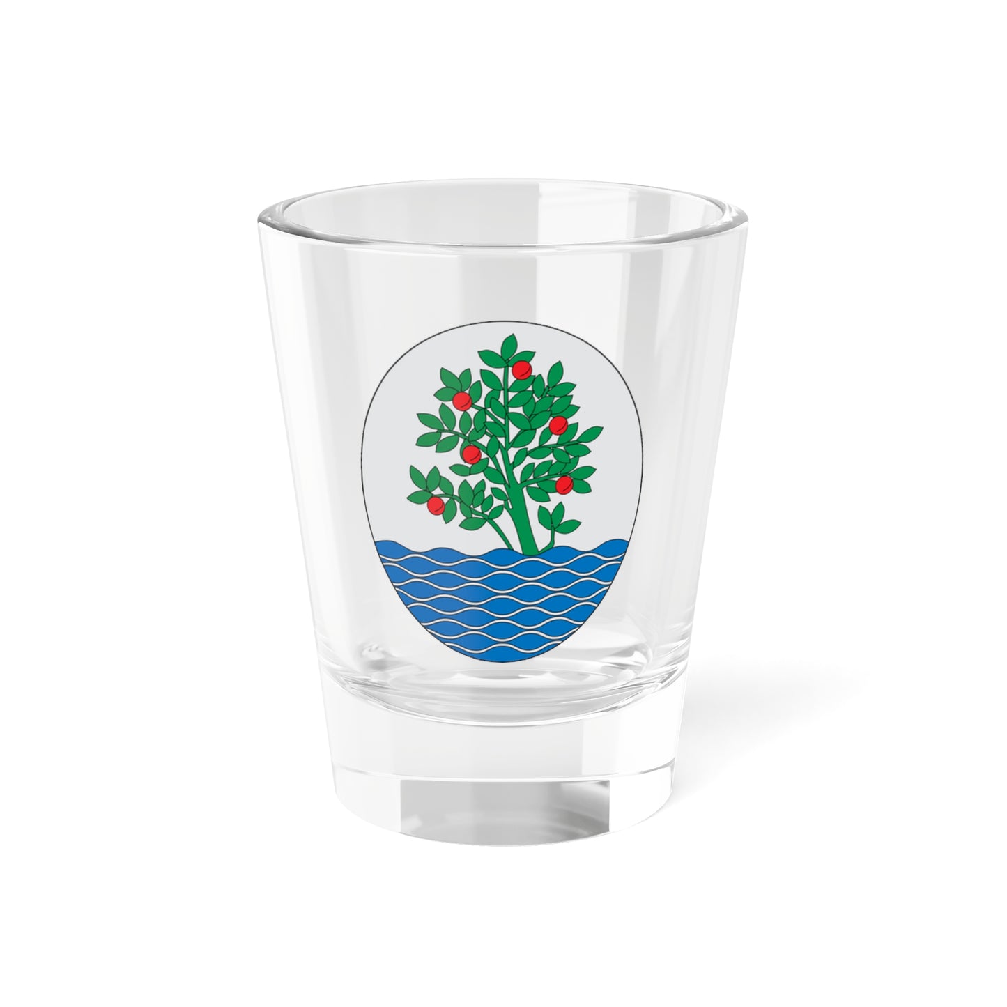Escut dArenys de Mar (Spain) (Coat of Arms) Shot Glass 1.5oz