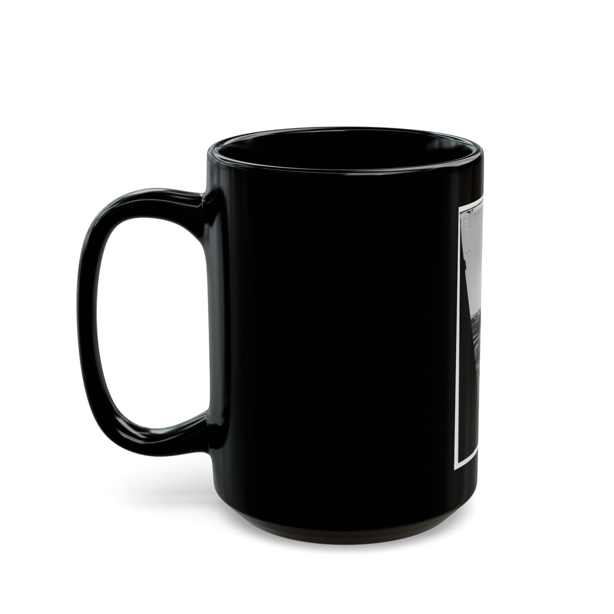 Untitled 004(2) (U.S. Civil War) Black Coffee Mug