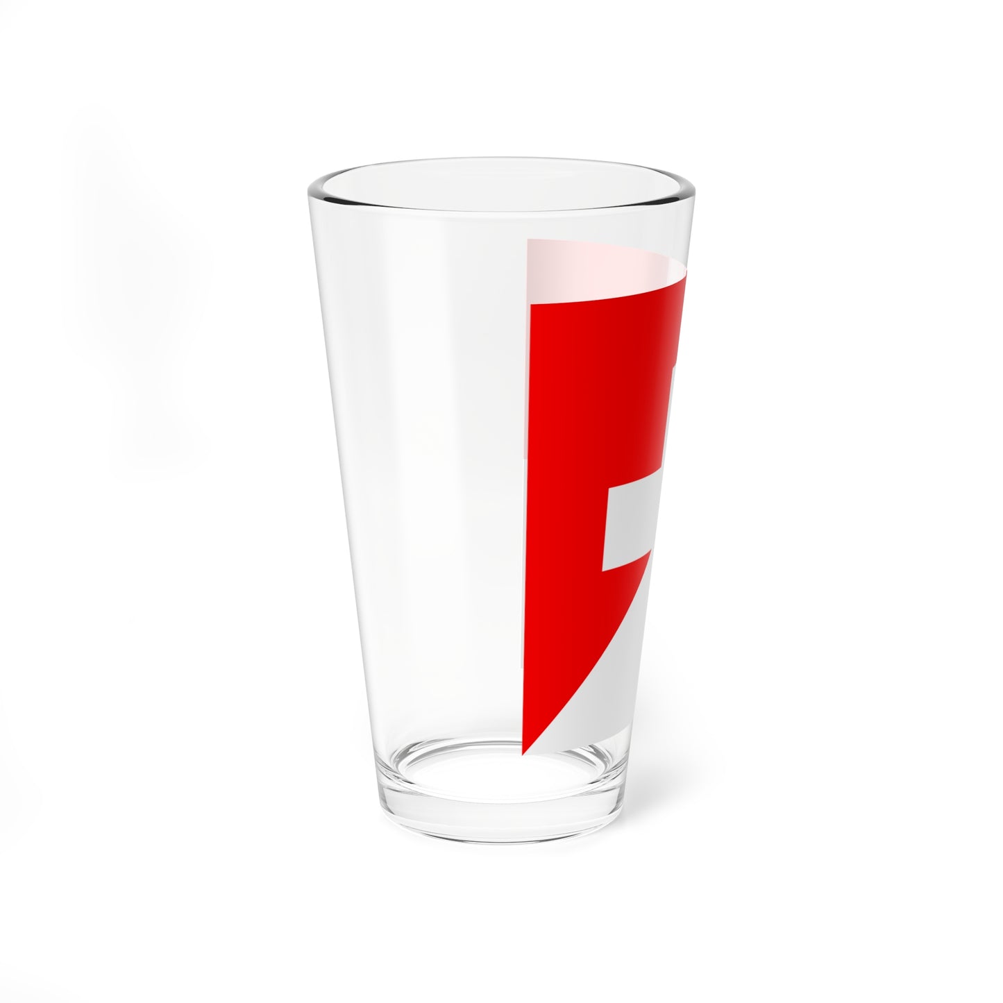 Flag of Indonesia and Switzerland (Indonesia) Pint Glass 16oz