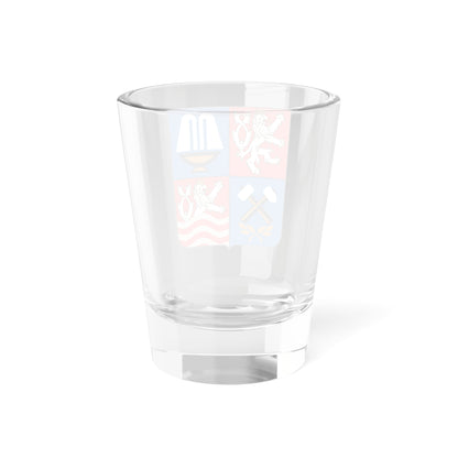 Karlovy Vary Region CoA CZ (Czech Republic) (Coat of Arms) Shot Glass 1.5oz