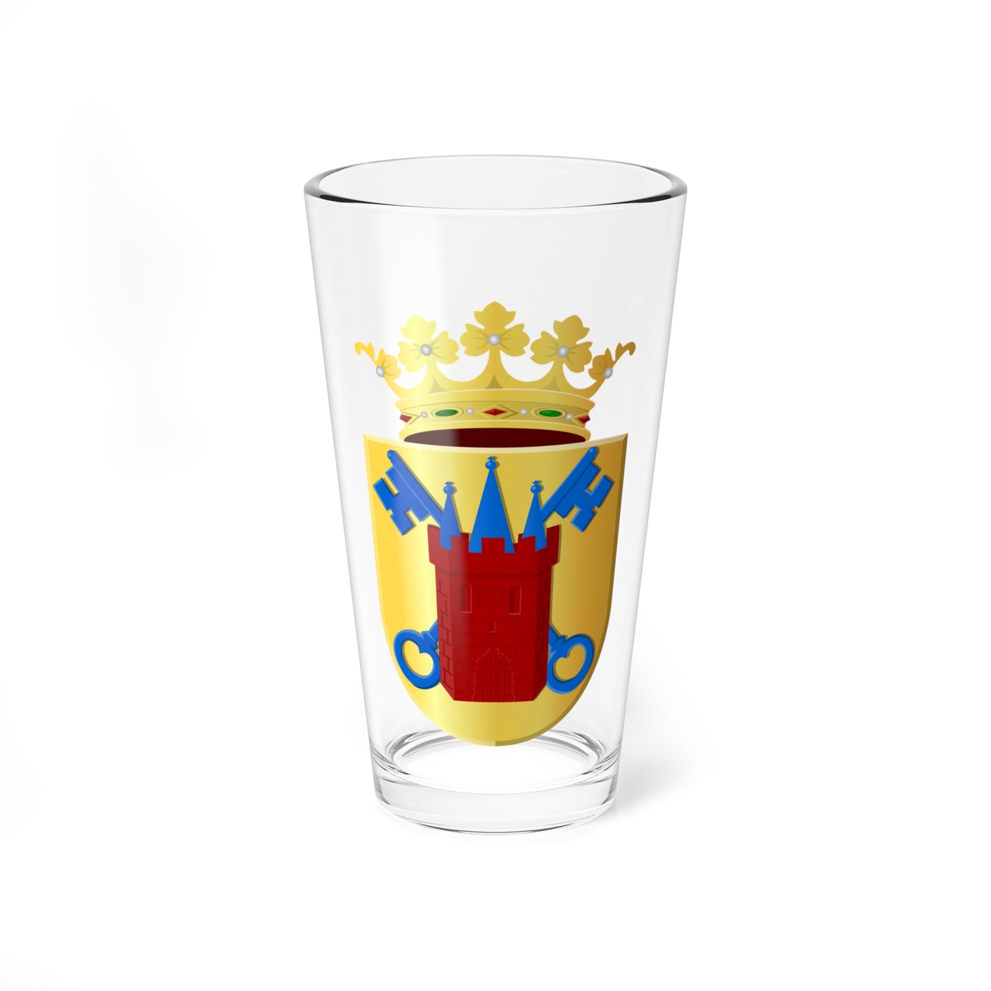 Sloten Fr wapen 1918 HRvA (Netherlands) (Coat of Arms) Pint Glass 16oz