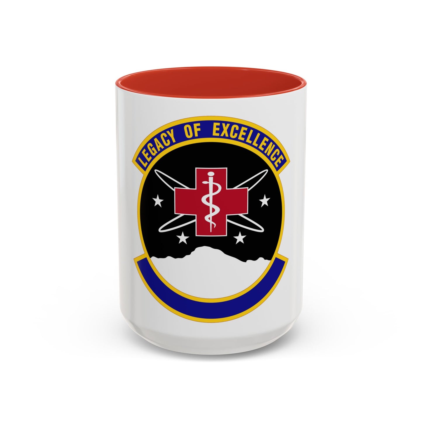 21 Healthcare Operations Squadron USSF (U.S. Air Force) Accent Coffee Mug