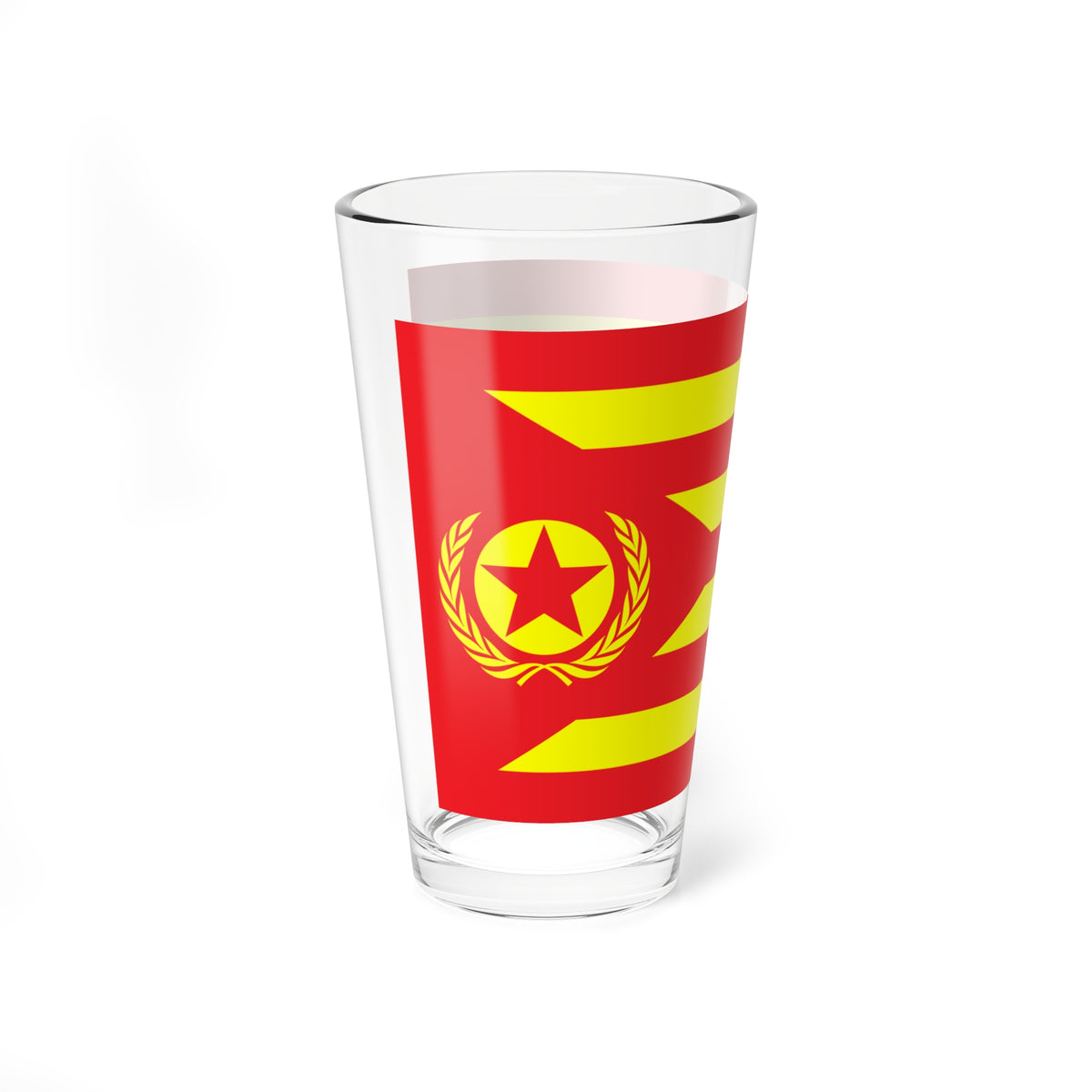 Proposed PRC national flags 048 (China) Pint Glass 16oz