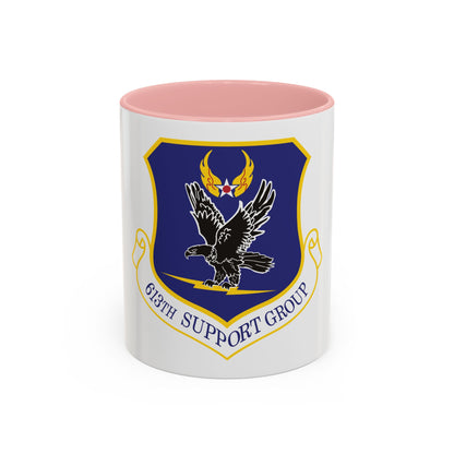613th Support Group (U.S. Air Force) Accent Coffee Mug