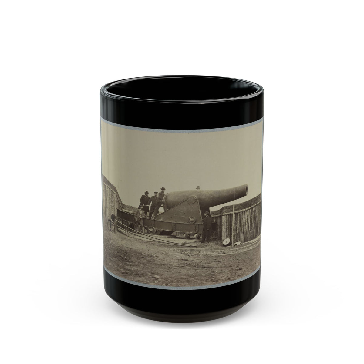 Battery Rodgers, Potomac River, Near Alexandria 001 (U.S. Civil War) Black Coffee Mug