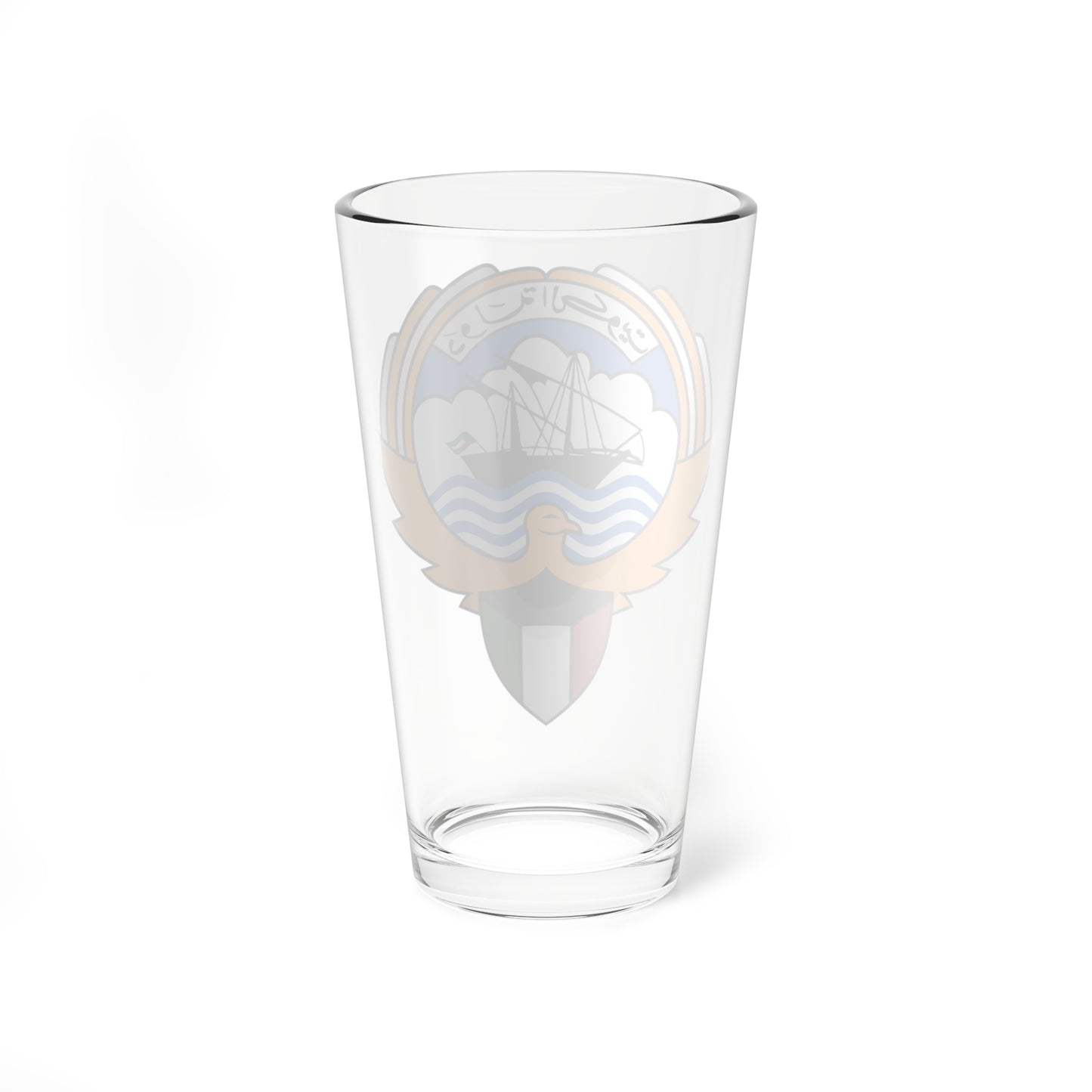 Emblem of Kuwait (Kuwait) (Coat of Arms) Pint Glass 16oz