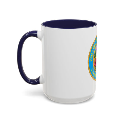 USCG EnlAssocCaribbean Branch (U.S. Coast Guard) Accent Coffee Mug