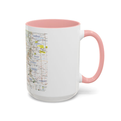 USA - Southwest (1992) (Map) Accent Coffee Mug