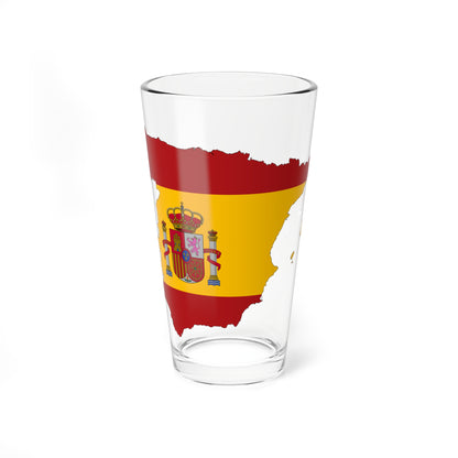 Spain-Flagmap (Spain) Pint Glass 16oz