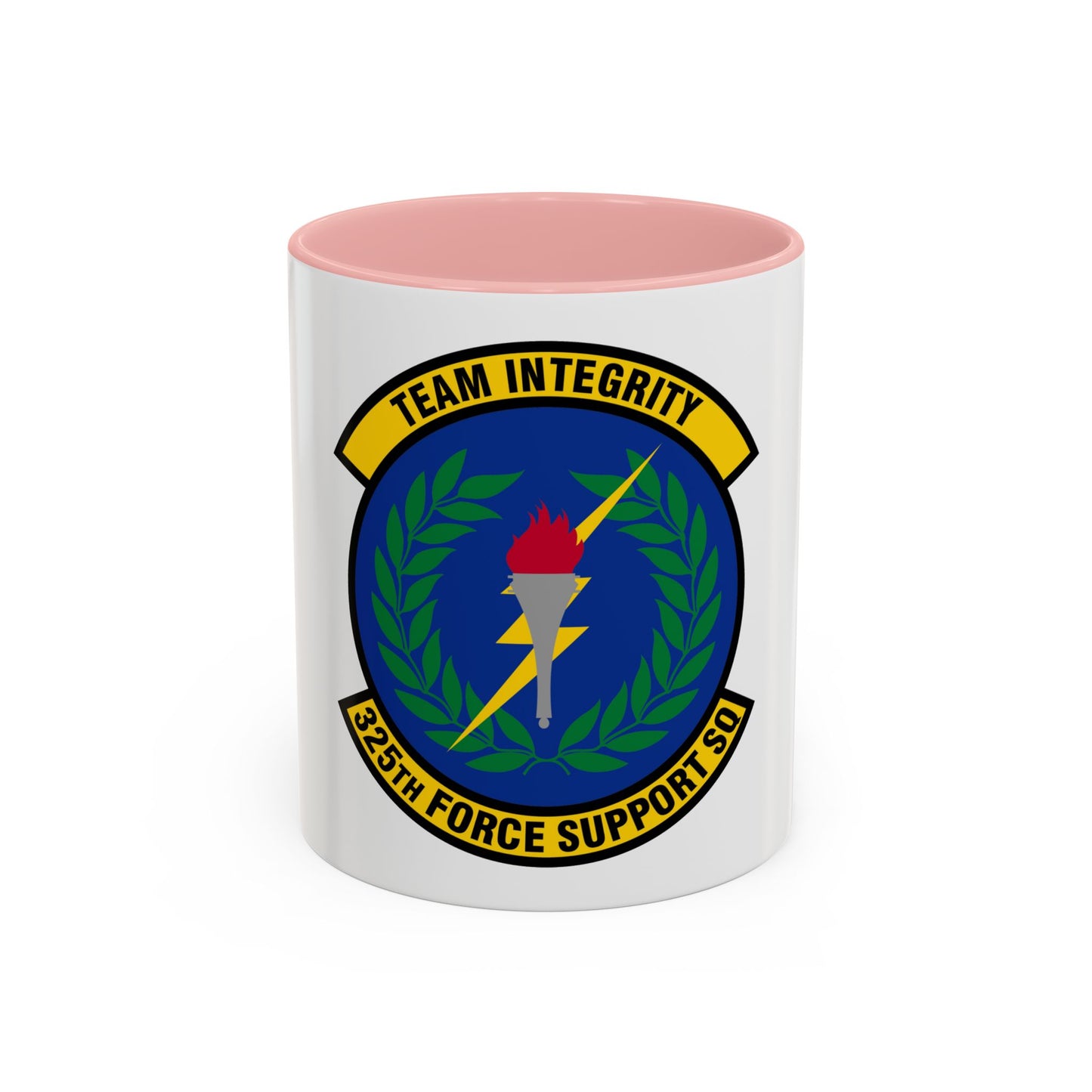 325 Force Support Squadron AETC (U.S. Air Force) Accent Coffee Mug