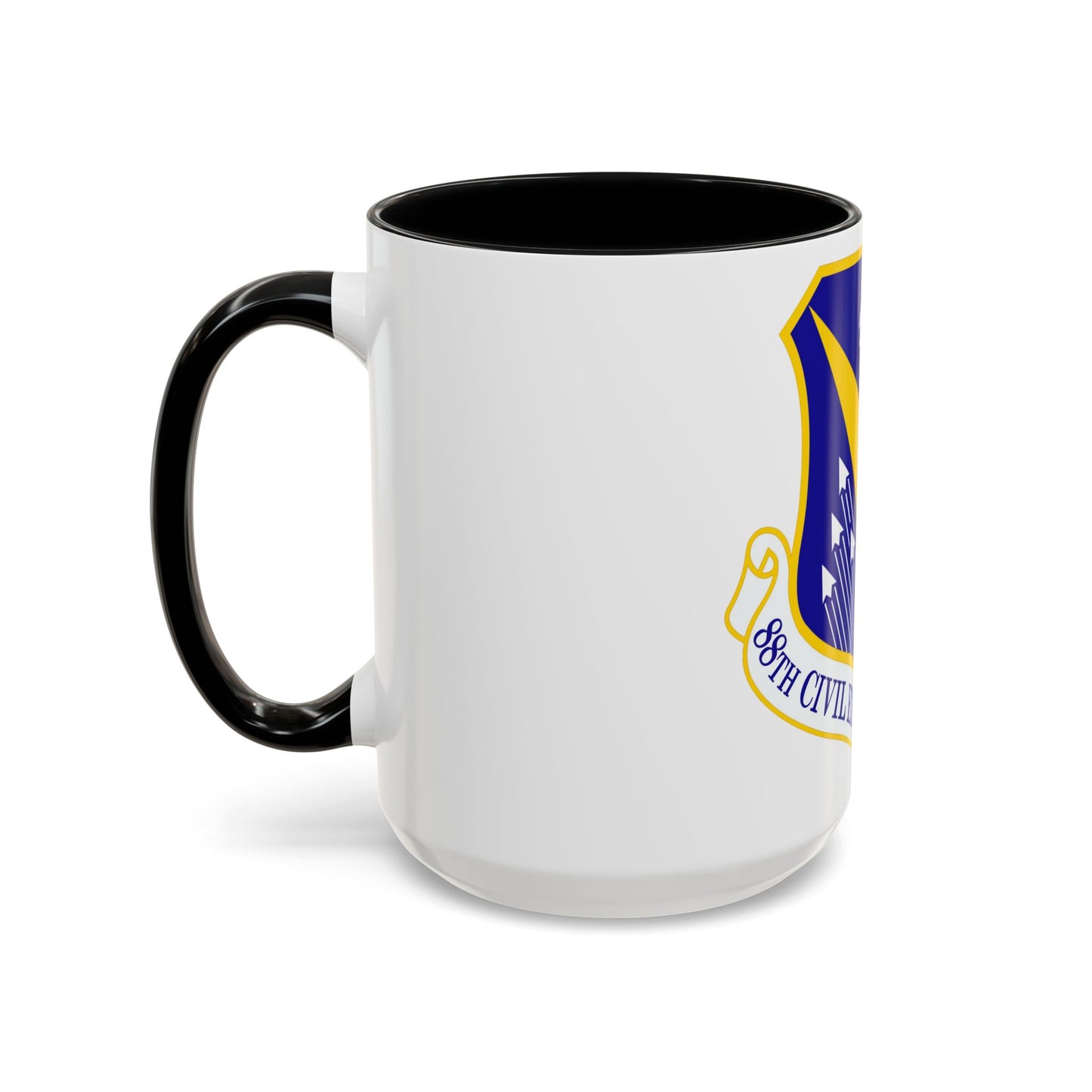 88 Civil Engineer Group AFMC (U.S. Air Force) Accent Coffee Mug