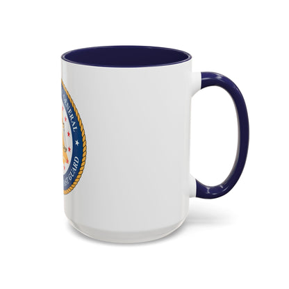 USCG Judge Advocate General (U.S. Coast Guard) Accent Coffee Mug