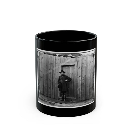 Aquia Crek Landing, Virginia. Capt. T.E. Hall, Assist. Quartermaster (U.S. Civil War) Black Coffee Mug