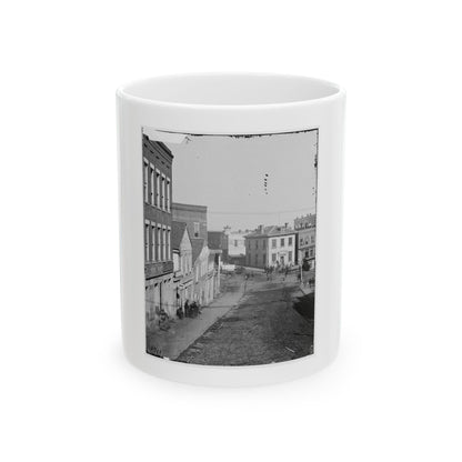 Atlanta, Georgia. View On Whitehall Street (U.S. Civil War) White Coffee Mug