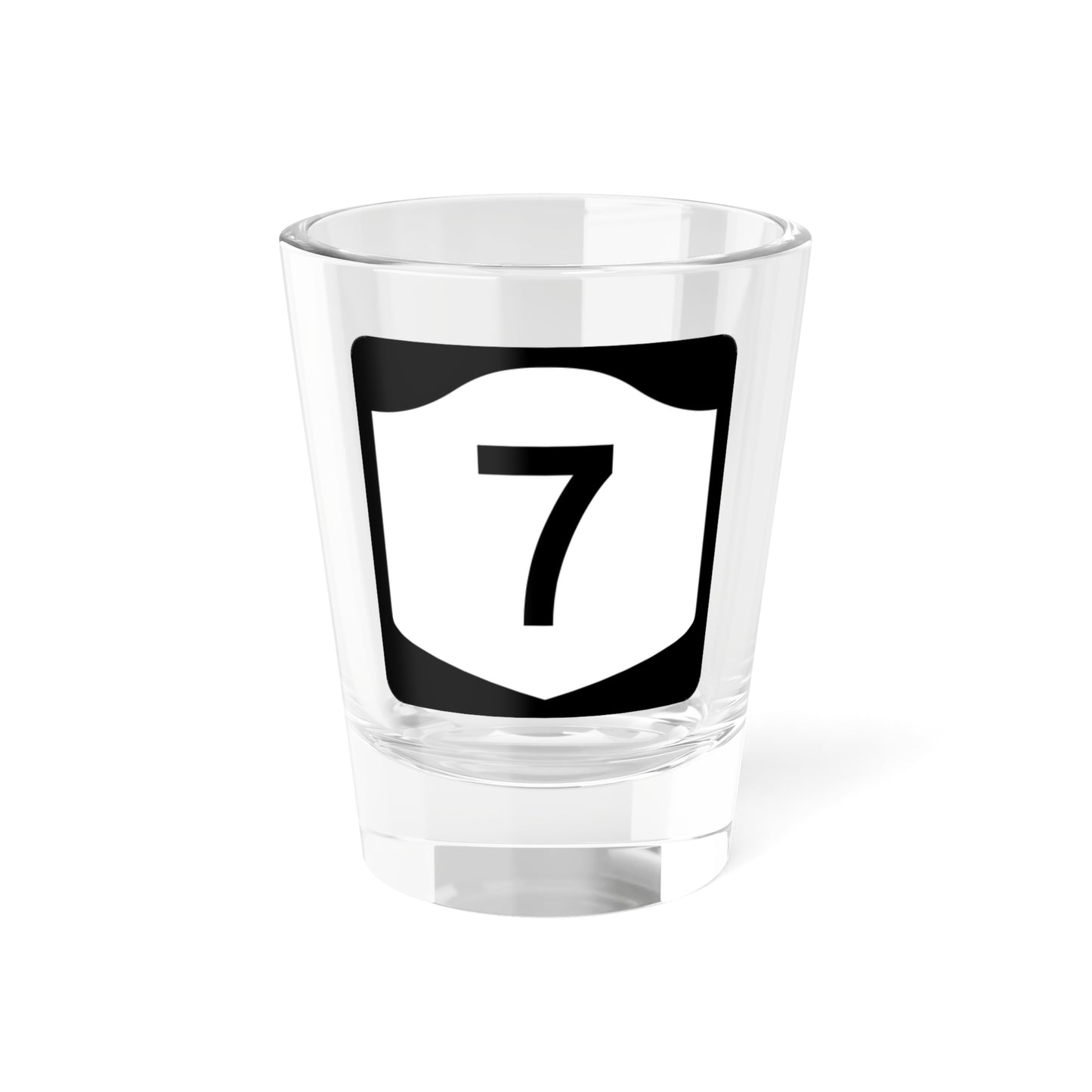 NY-7 (New York) (Road Sign) Shot Glass 1.5oz
