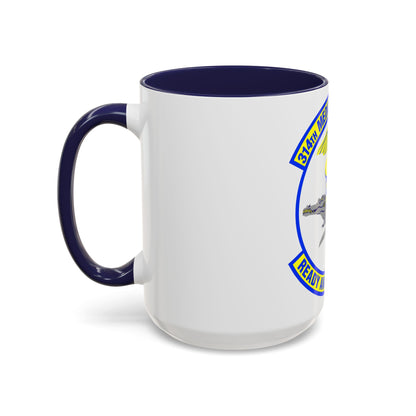 314th Medical Support Squadron (U.S. Air Force) Accent Coffee Mug