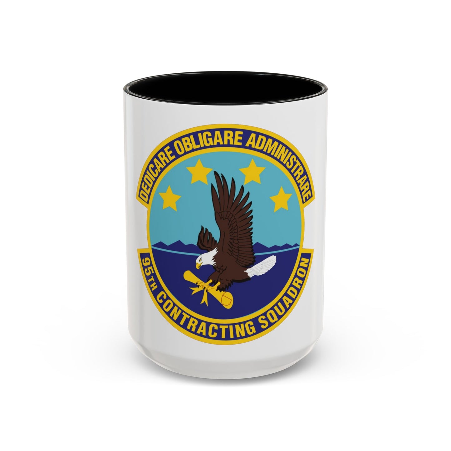 95th Contracting Squadron (U.S. Air Force) Accent Coffee Mug