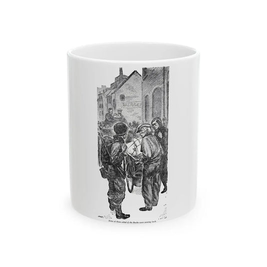 Combat Team, Blue Book Magazine, February 1948 - White Coffee Mug-11oz-Go Mug Yourself